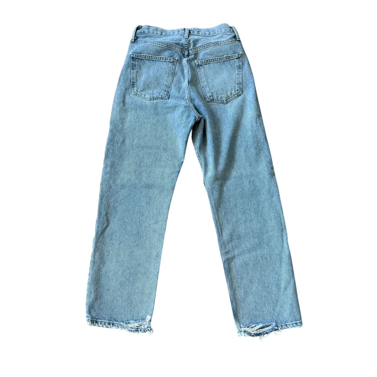 Agolde AGOLDE 90s Crop Jean Echo Wash Distressed Size 24" / US 00 / IT 34 - 3 Thumbnail