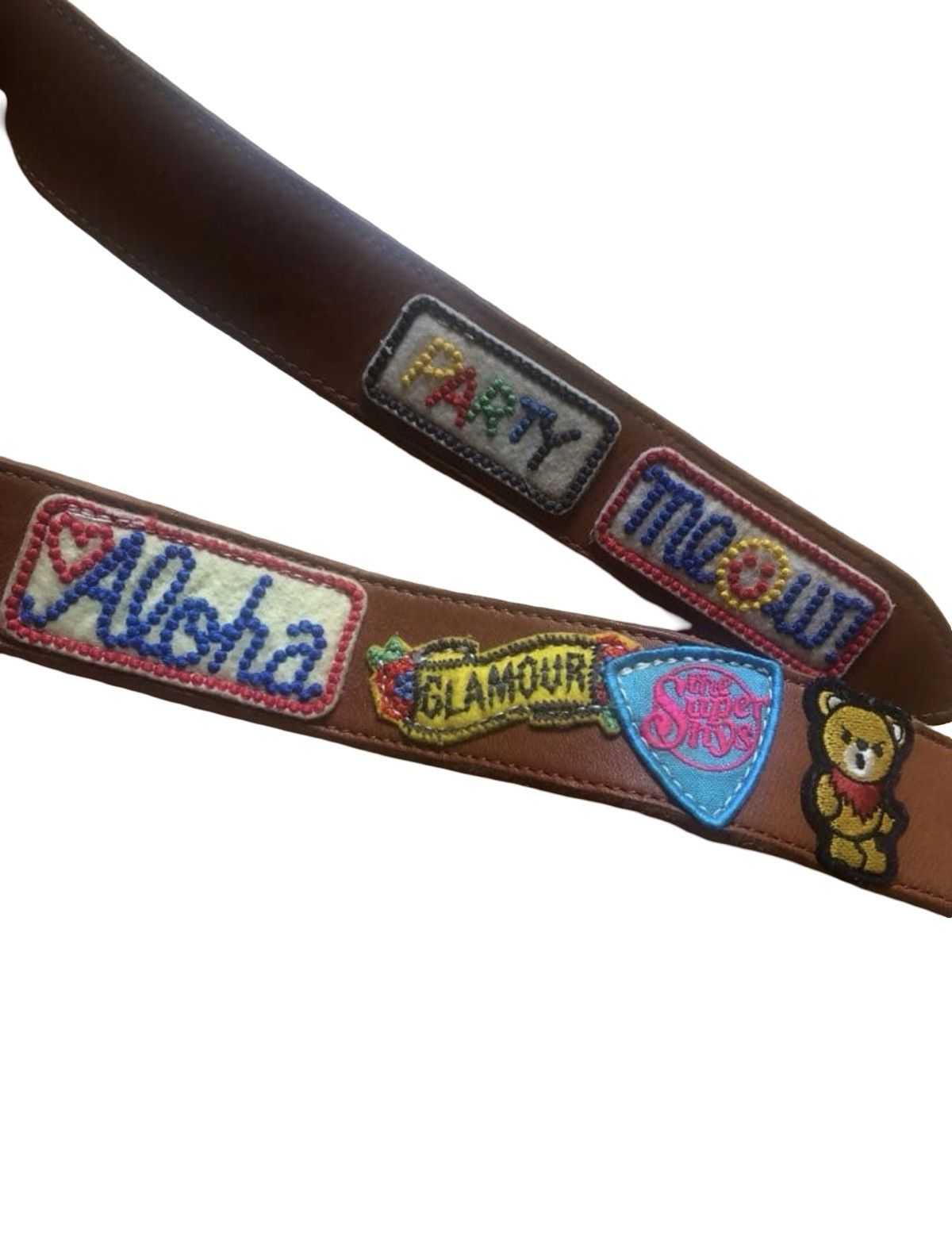 Hysteric Glamour Hysteric Glamour Archival Multi-Patch Leather D-Ring Belt Size ONE SIZE - 2 Thumbnail