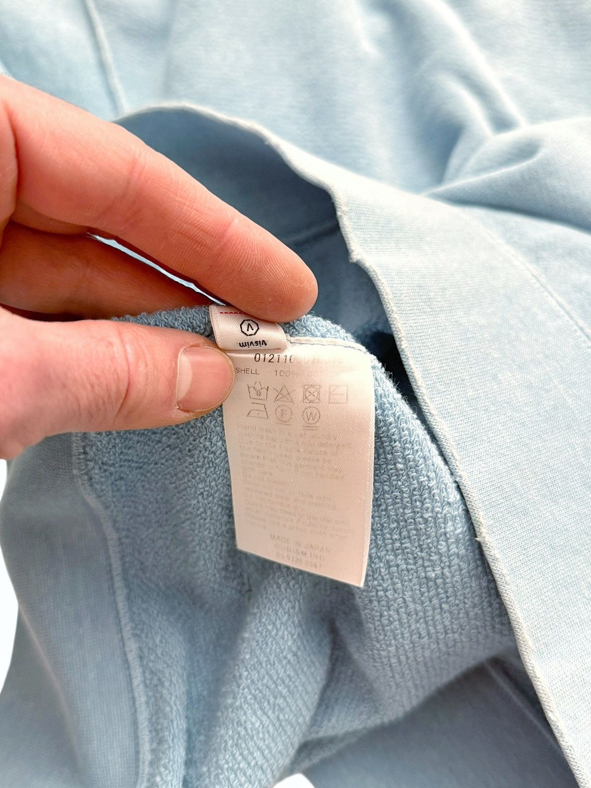 Visvim Jumbo SB Sweat DMGD Crewneck Blue Size US L / EU 52-54 / 3 - 10 Thumbnail