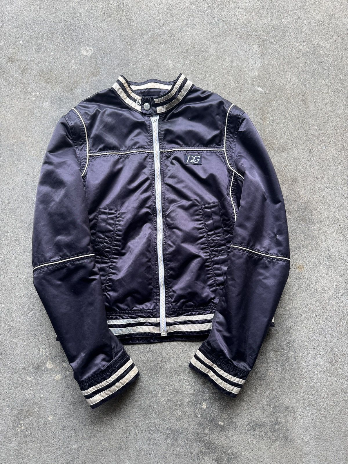 Dolce & Gabbana Dolce & Gabbana D&G Y2K Track Jacket Navy Size US M / EU 48-50 / 2 - 1 Thumbnail