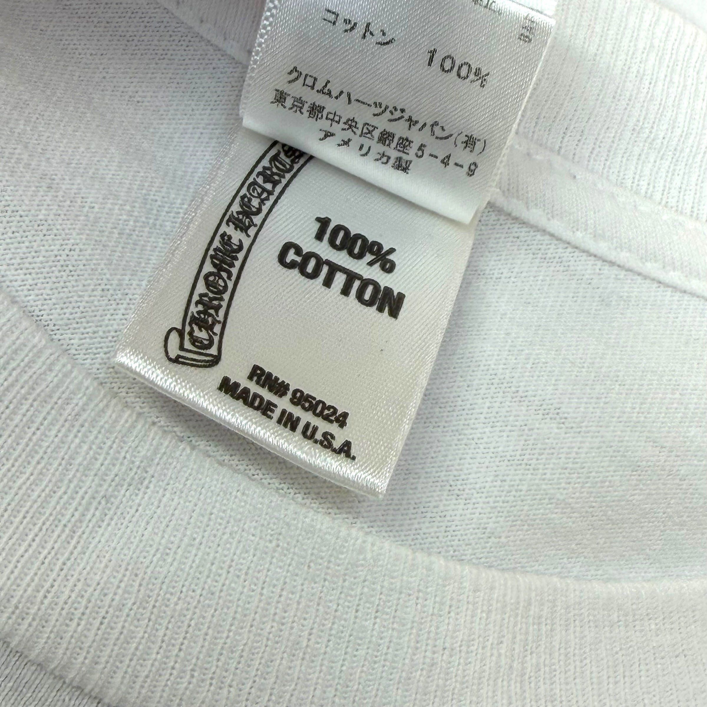 Chrome Hearts Vintage Chrome Hearts Star Collar Long Sleeve White L Size US L / EU 52-54 / 3 - 6 Thumbnail