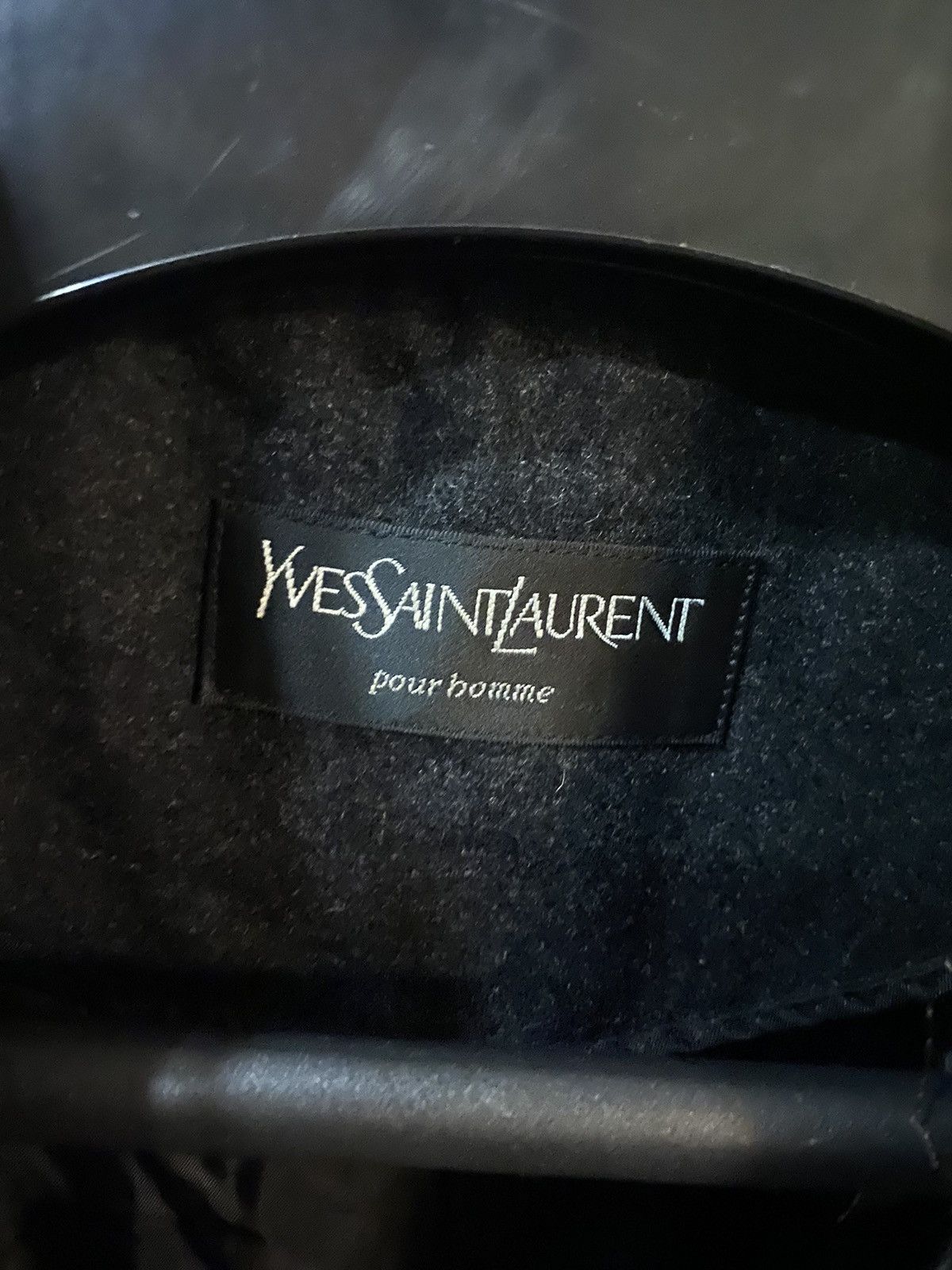 Yves Saint Laurent 90s Wool YSL Jacket Soft YSL Coat Short Size US XL / EU 56 / 4 - 3 Thumbnail