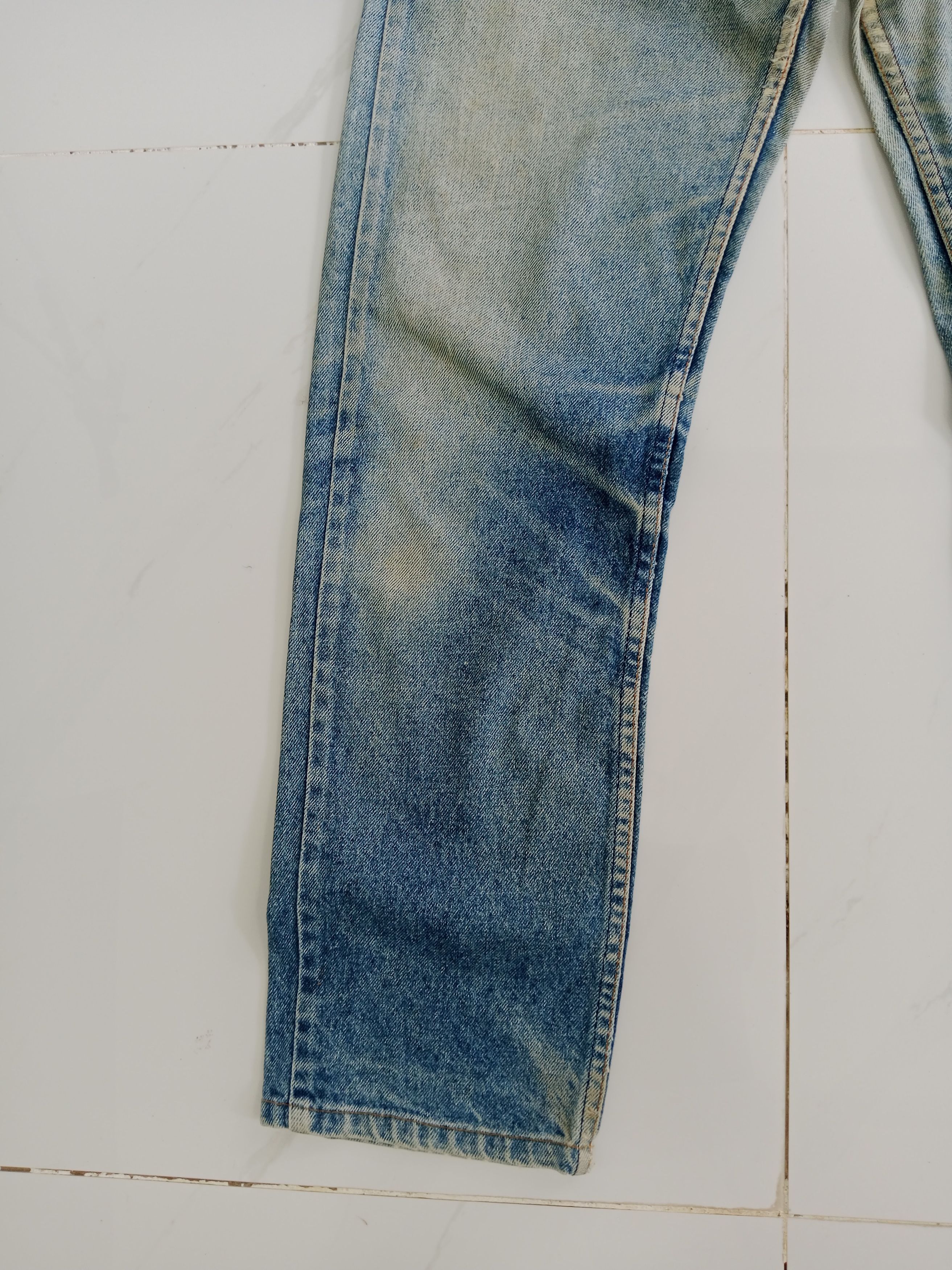 Levi's Vintage Clothing Levis Strauss & Co Distressed Jeans Orange Tag Size US 31 - 7 Thumbnail
