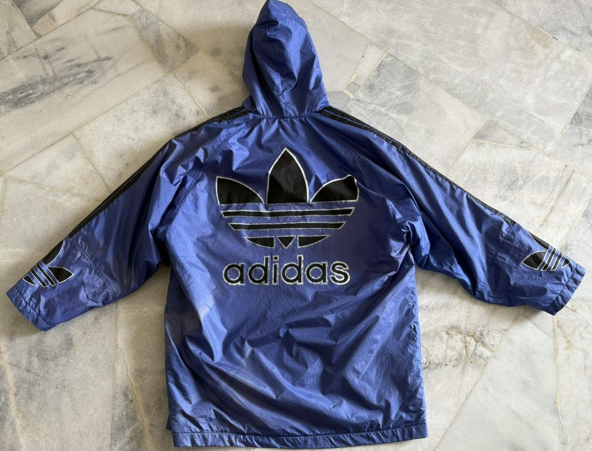 Adidas × Vintage 90s Adidas Big Logo Parka Jacket Size US L / EU 52-54 / 3 - 2 Thumbnail