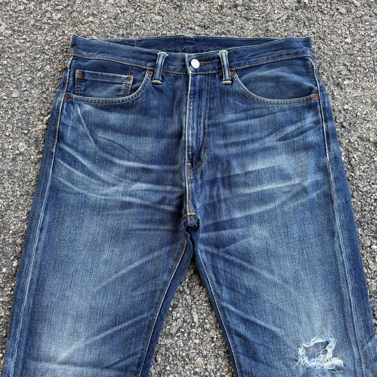 Levi's W35 LEVIS 505 DENIM FADED JEAN PANTS Size US 35 - 3 Thumbnail