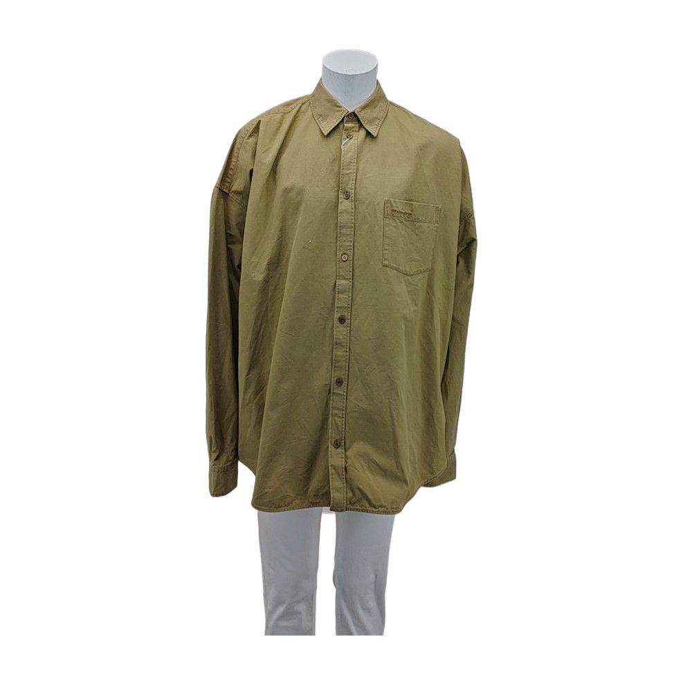 Balenciaga Balenciaga Grid Pattern Button Up Shirt Size M Size US M / EU 48-50 / 2 - 1 Thumbnail