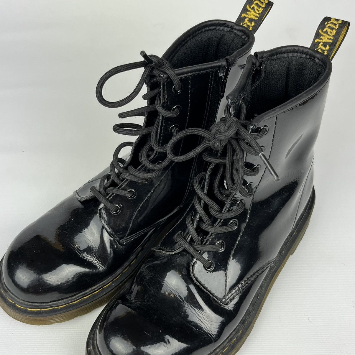 Dr. Martens Dr Martens 1460y hight Patent Smooth Leather Lamper Black Size US 5 / EU 37 - 5 Thumbnail