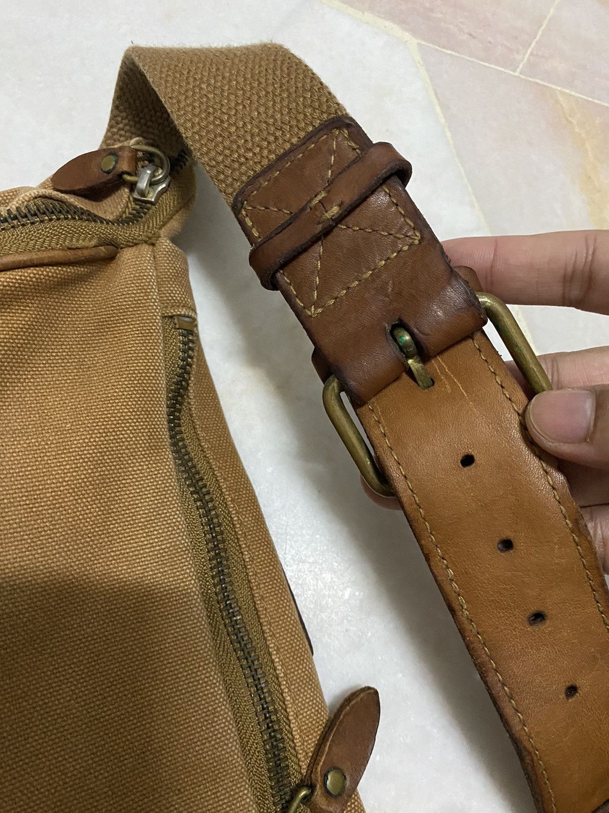 Polo Ralph Lauren Vintage Polo Ralph Lauren waist/crossbody canvas bag Size ONE SIZE - 7 Thumbnail