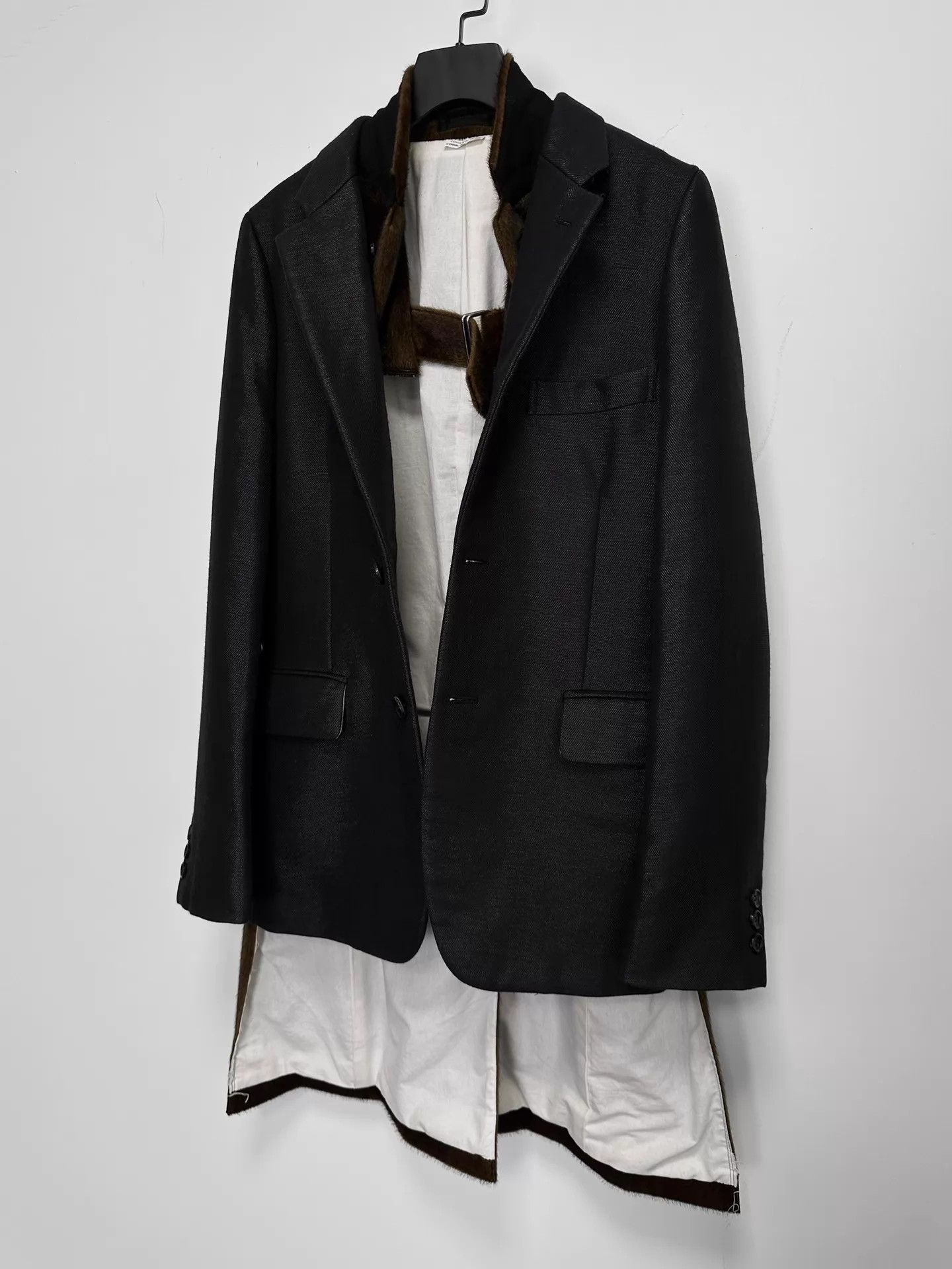 Comme des Garcons Comme des Garçons 17FW Boyhood 2Pc Fur Jacket S Unisex Size US S / EU 44-46 / 1 - 2 Thumbnail