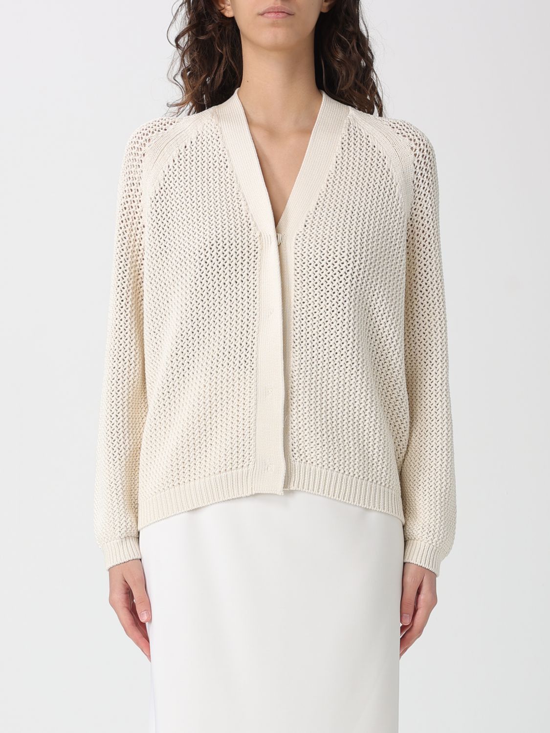 Max Mara Max Mara Sweater Woman Ivory Size S / US 4 / IT 40 - 1 Thumbnail