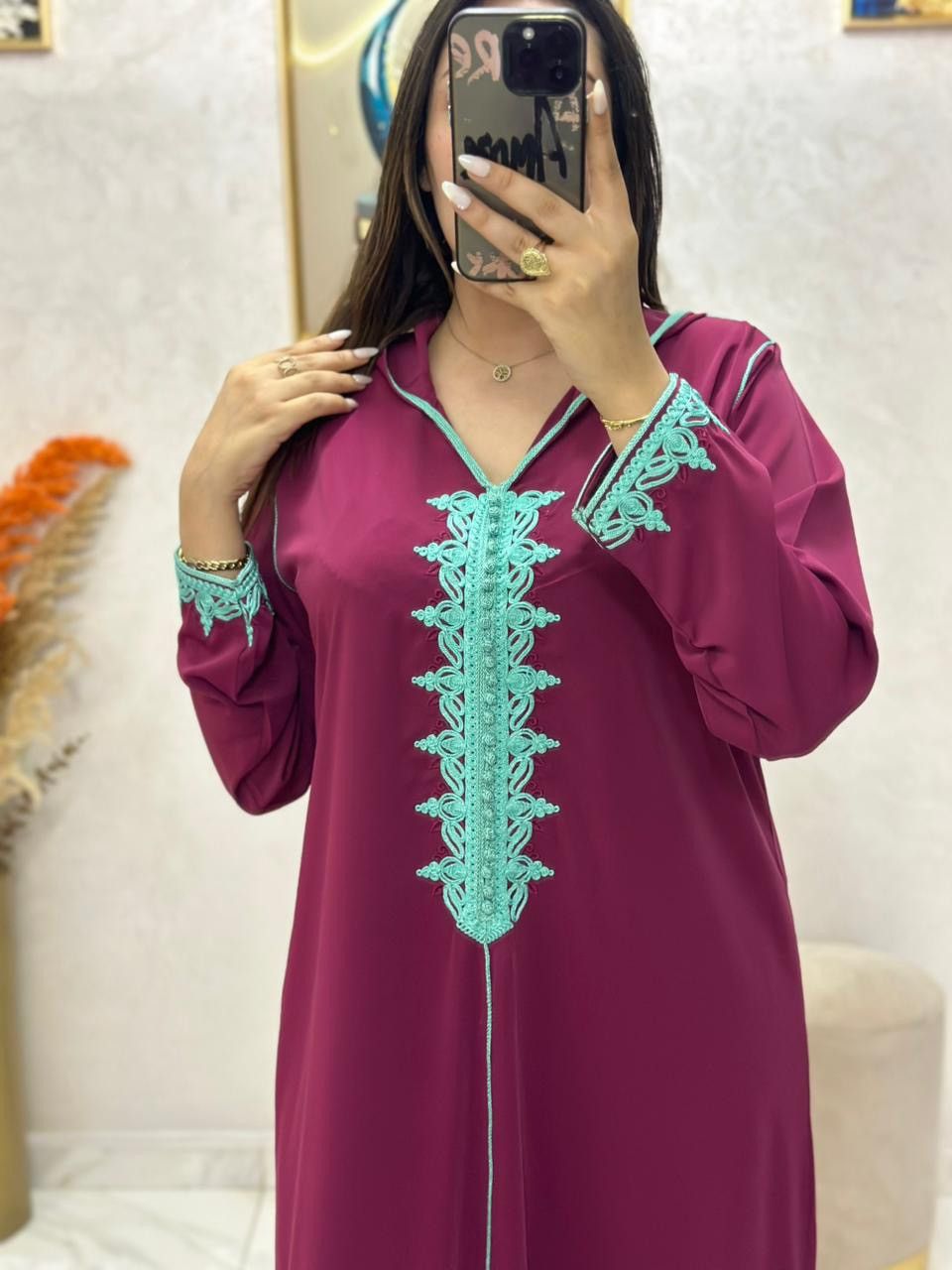Other Handmade Moroccan Djellaba - 2026 Size M / US 6-8 / IT 42-44 - 3 Thumbnail