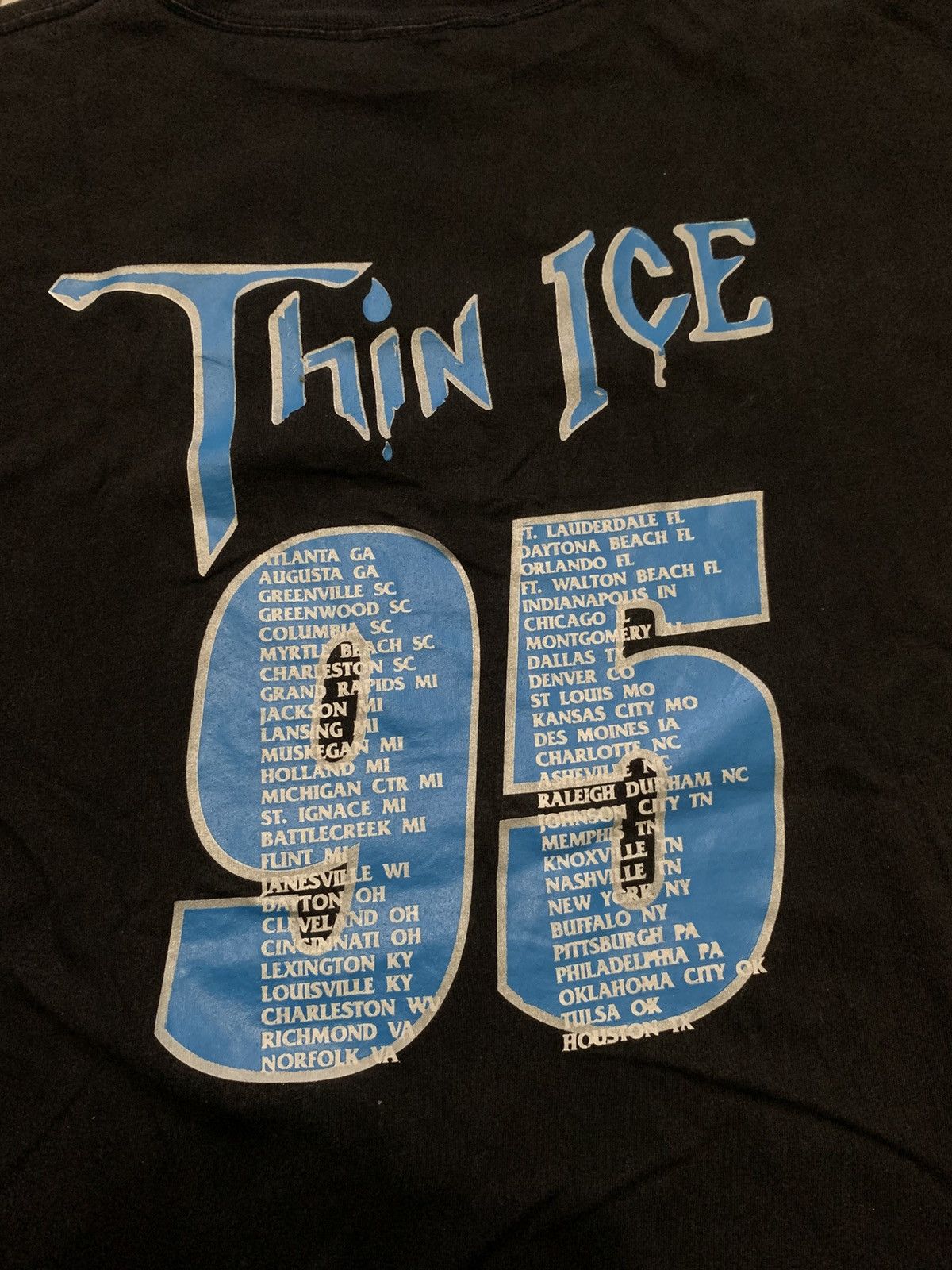 Band Tees Vintage Thin Ice German Hardcore Band Size US L / EU 52-54 / 3 - 4 Thumbnail