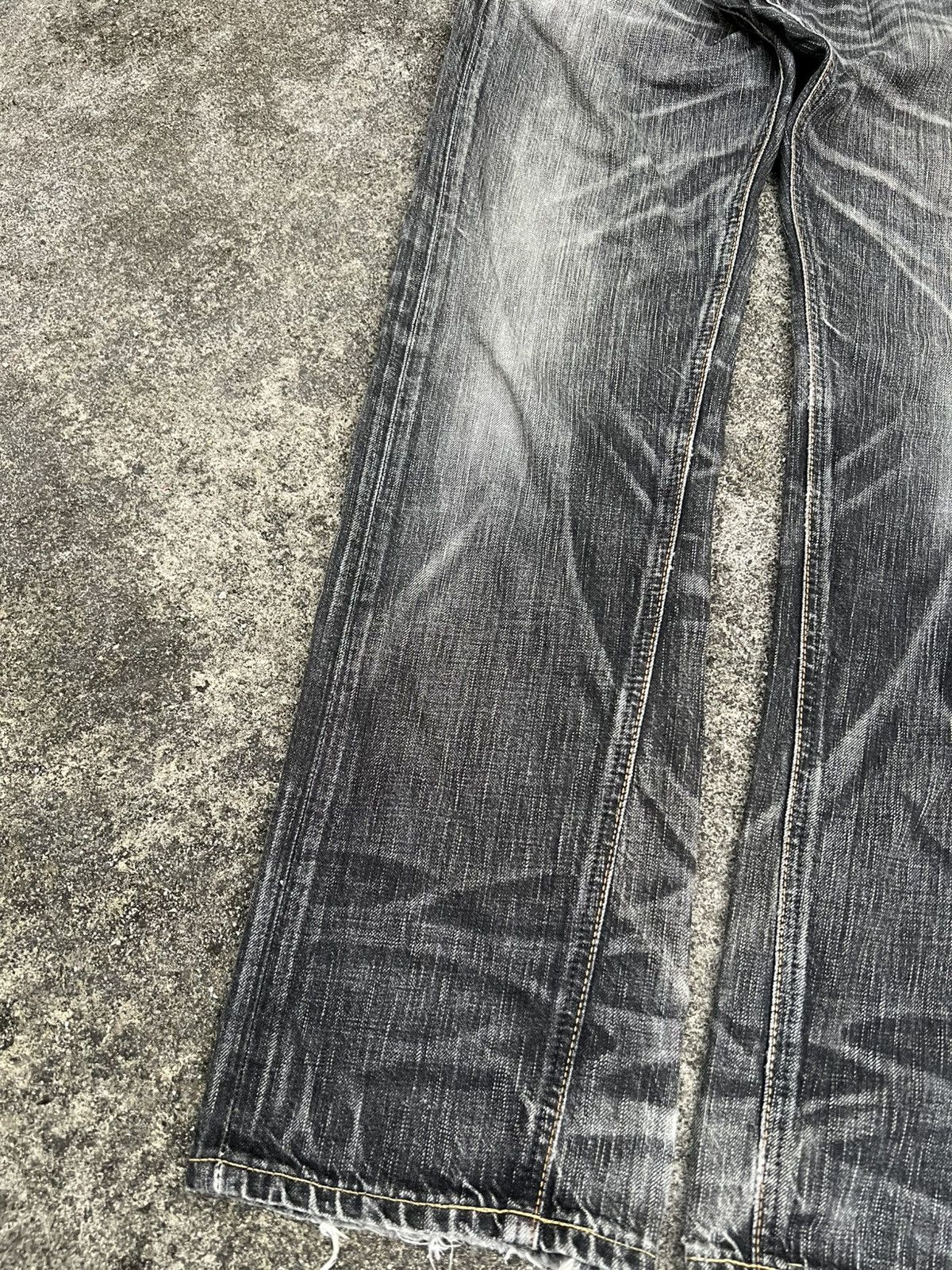 Edwin VINTAGE EDWIN 503 BLUE TRIP DISTRESS PUNK JEAN JAPAN Size US 29 - 3 Thumbnail