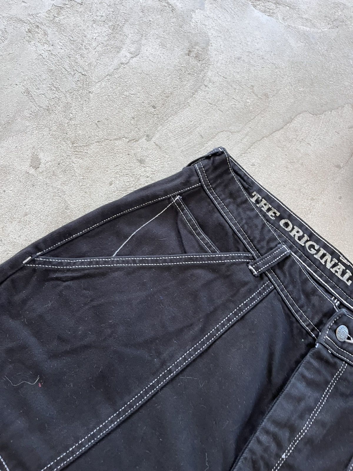 Carhartt Vintage Homeboy Loud Couture Black Baggy Denim Jeans 34x34 Size US 34 / EU 50 - 10 Thumbnail