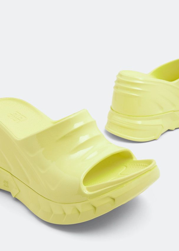 Givenchy o1srvl11e0225 Marshmallow Sandals in Yellow Size US 11 / IT 41 - 2 Thumbnail