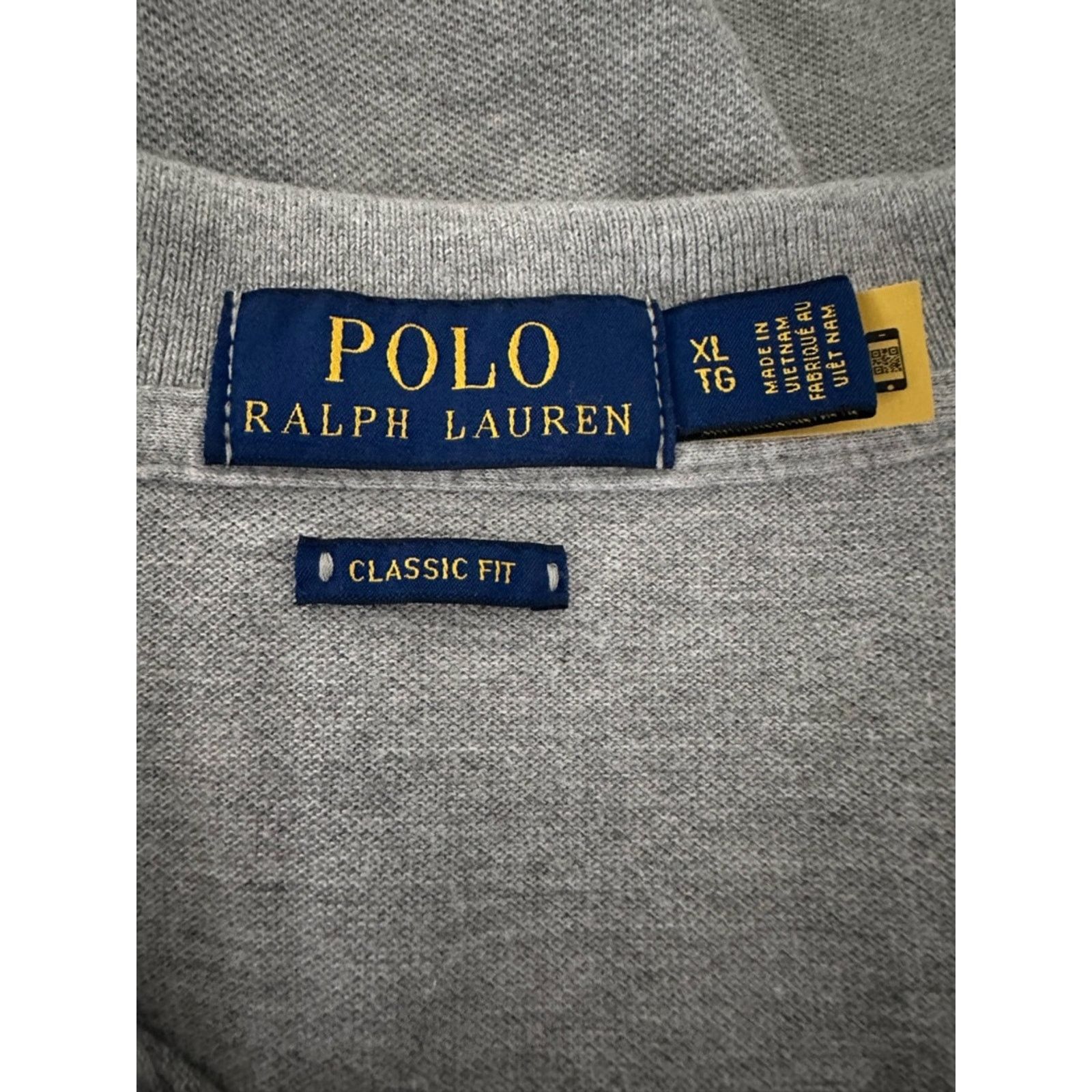 Polo Ralph Lauren Polo Ralph Lauren Polo Shirt Men XL Gray Pique Green Pony Size US XL / EU 56 / 4 - 4 Thumbnail