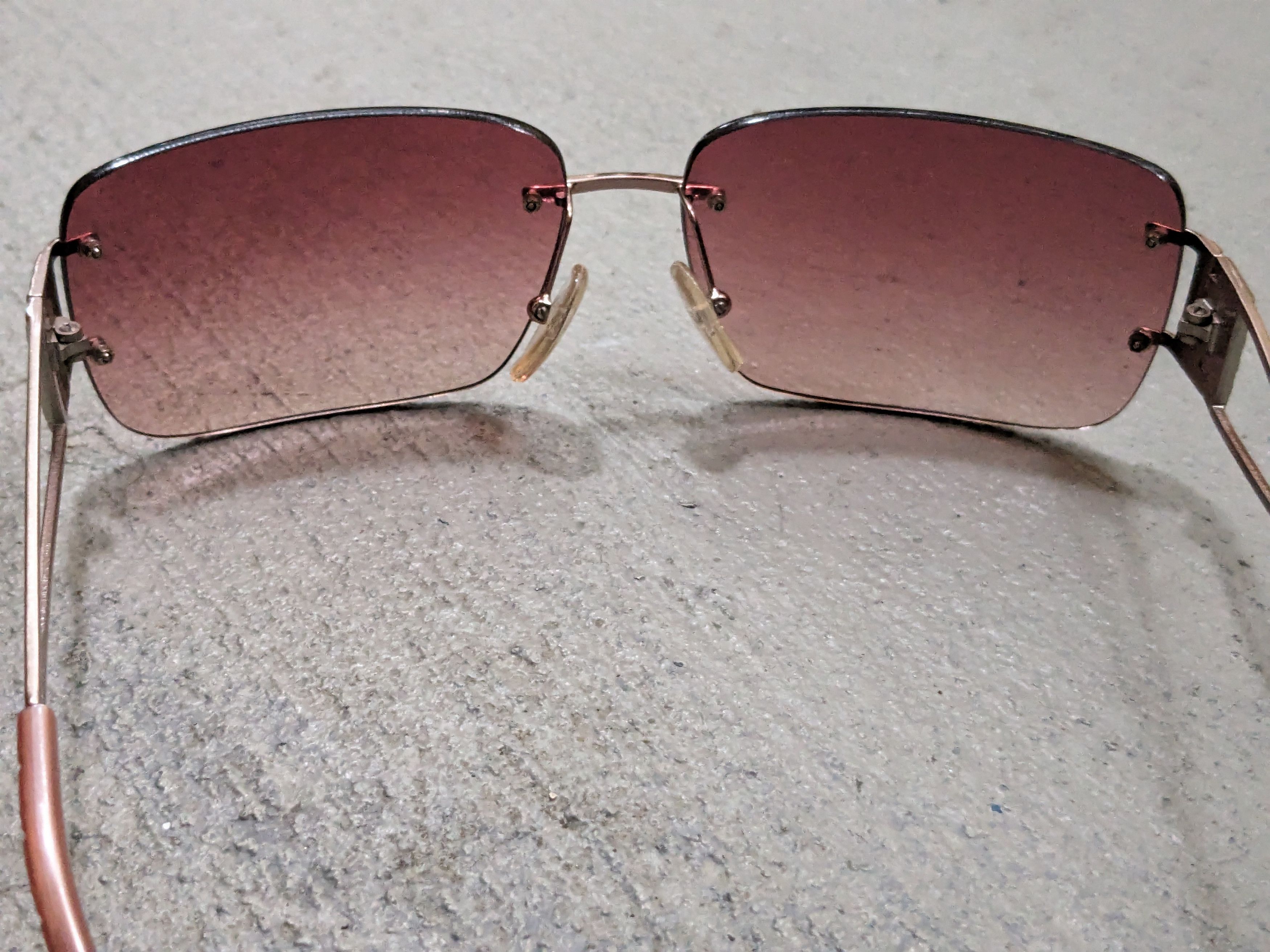 Fendi Fendi Sunglasses FS 416 Pink Gradient Rimless Frameless Size ONE SIZE - 9 Thumbnail