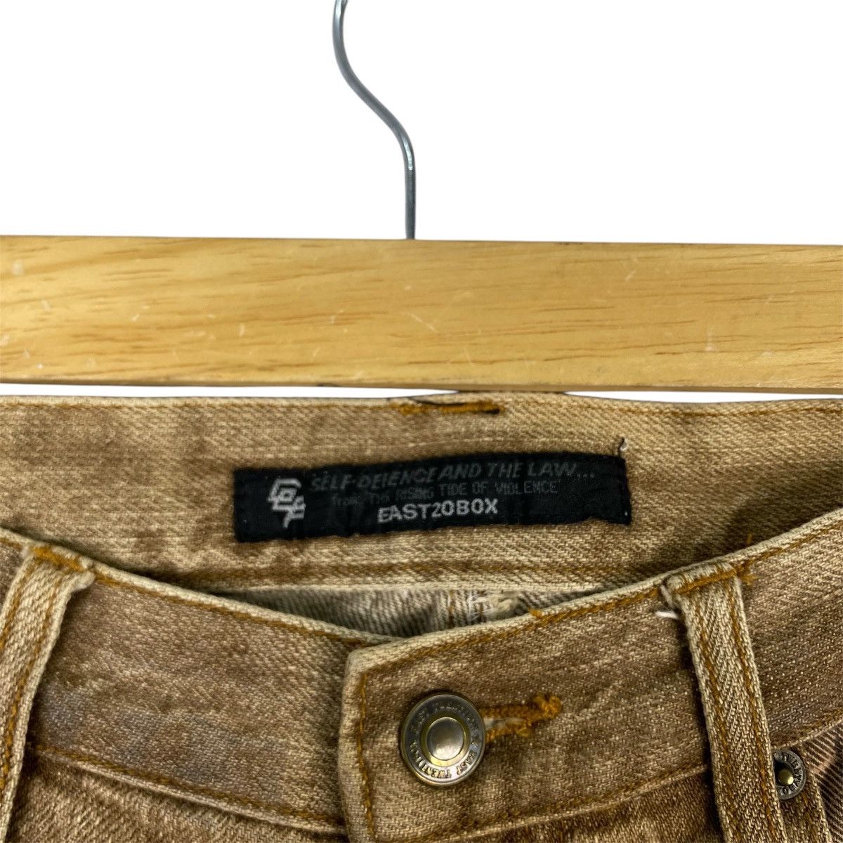 Designer × Vintage Vintage Distressed Denim × Japanese Brand The East Twenty Size US 33 - 5 Thumbnail