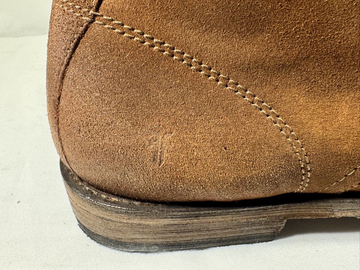 Frye FRYE Tyler Flex Lace Up Boots Brown Suede Size US 12 / EU 45 - 9 Thumbnail