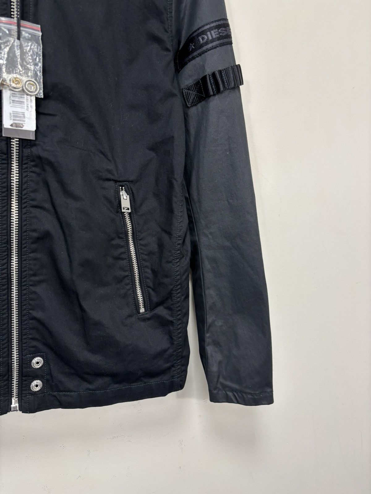 Diesel Diesel Burble NWT Men’s Avant Garde Black Moto Racing Jacket Size US S / EU 44-46 / 1 - 8 Thumbnail