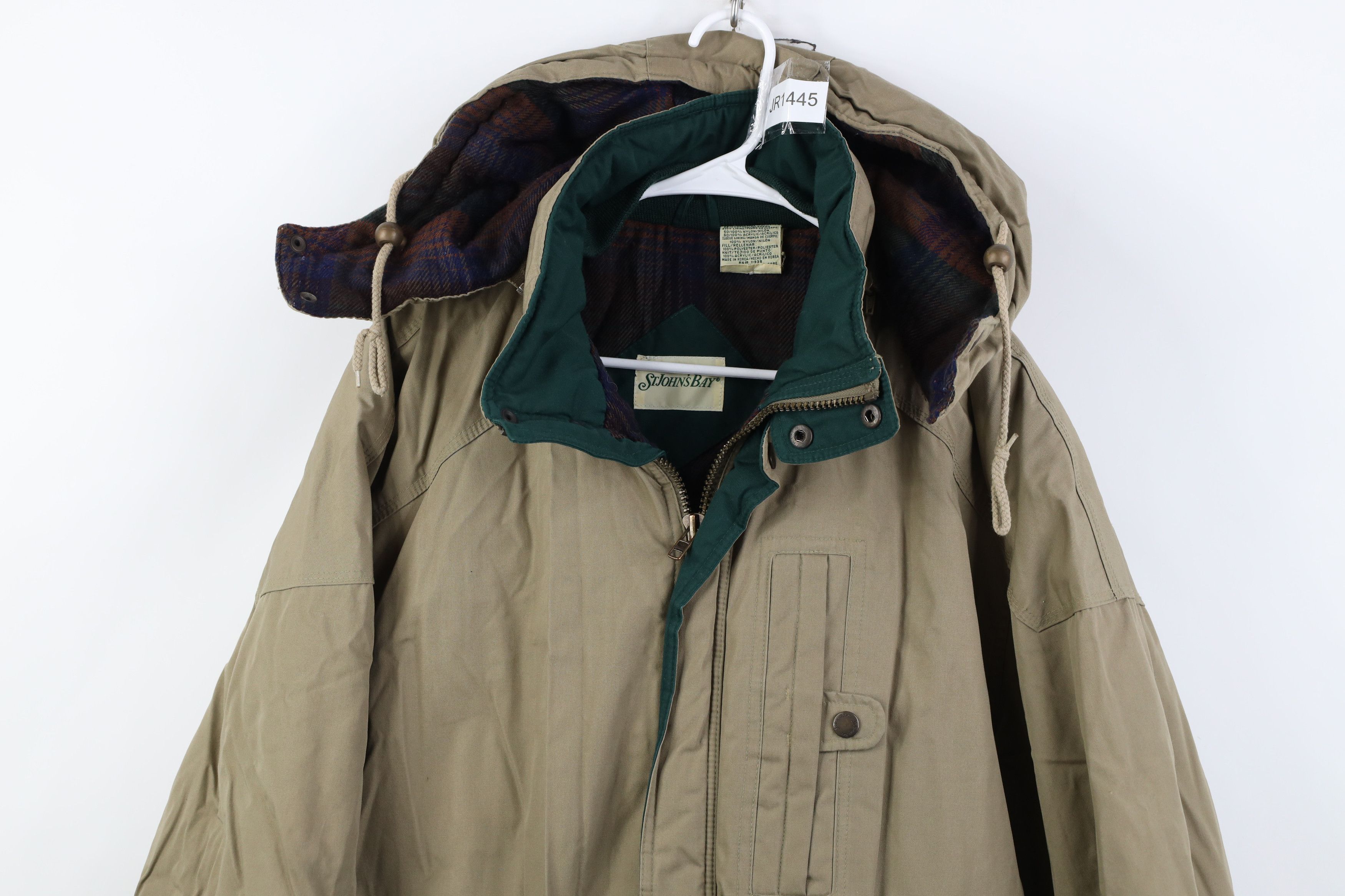 Vintage Vintage 90s Streetwear Lined Hooded Puffer Parka Jacket Size US XL / EU 56 / 4 - 2 Thumbnail