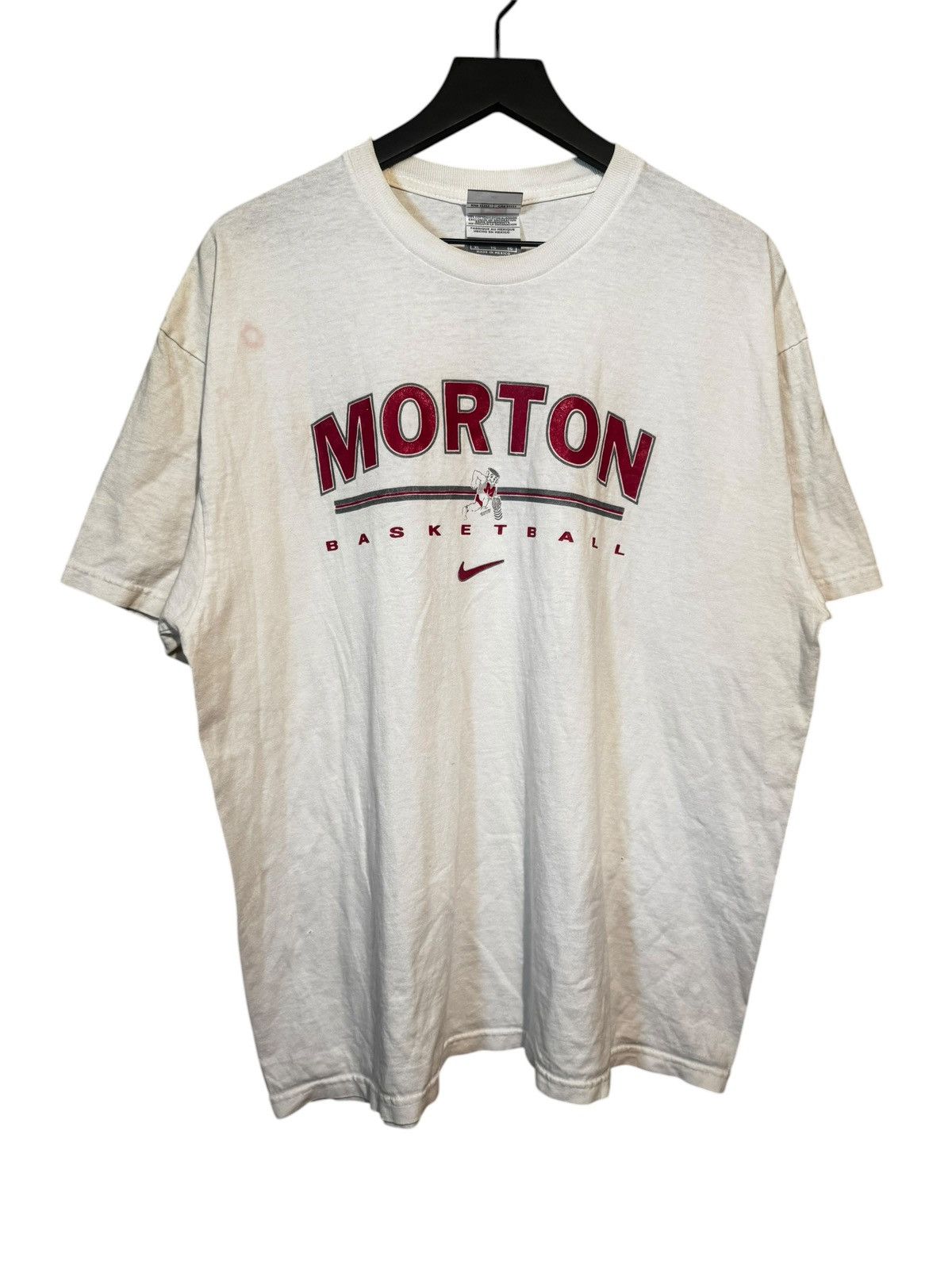Nike Y2k nikes morton basketball tee Size US XL / EU 56 / 4 - 1 Thumbnail