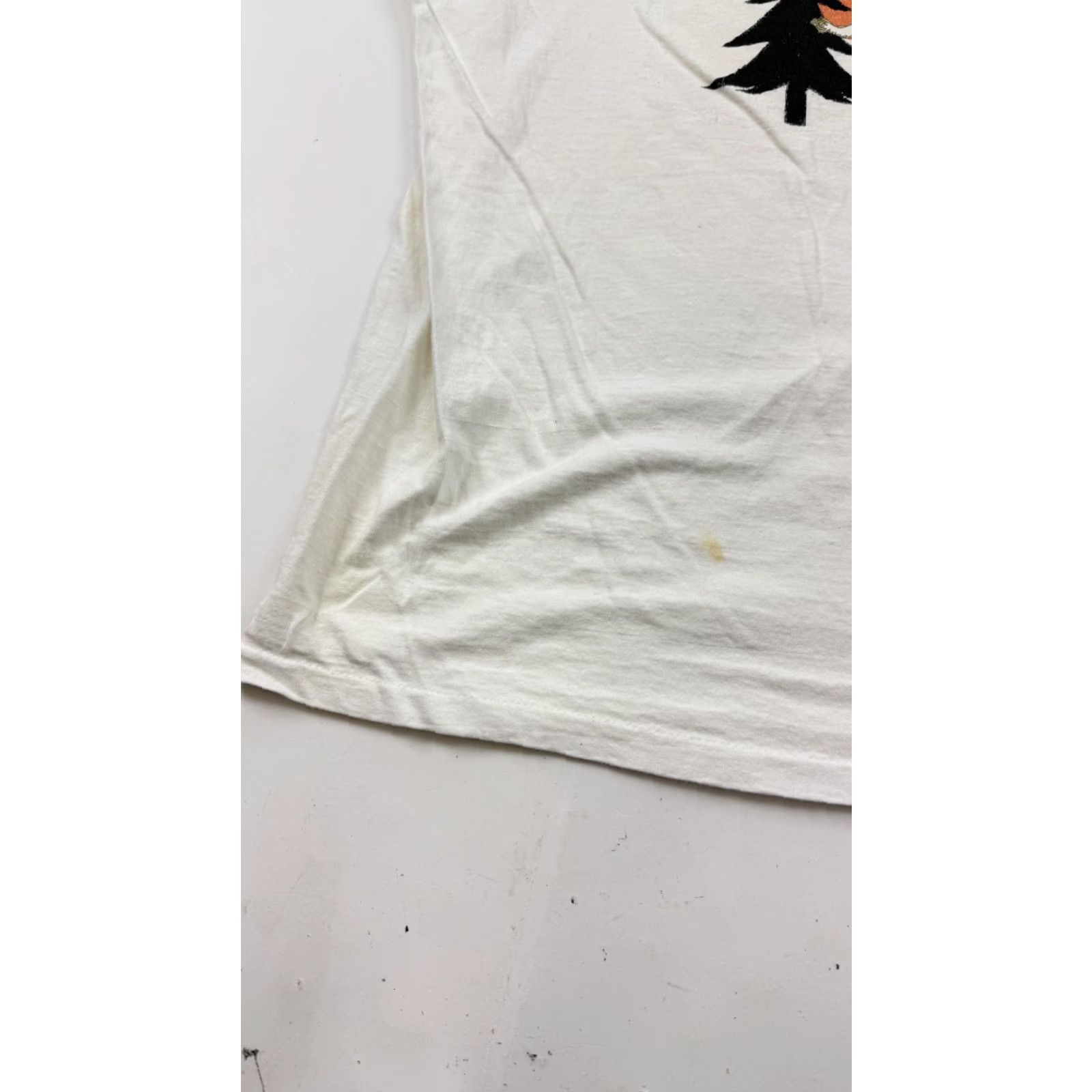 Vintage VINTAGE Vuarnet Shirt Mens XL Ivory Owl Moon Rising Graphic Tee Made USA 90s Mens Size US XL / EU 56 / 4 - 2 Thumbnail