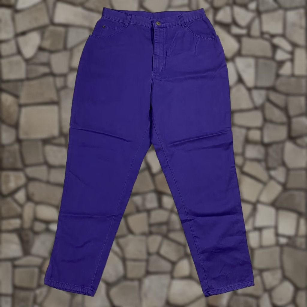 Northern Reflections VINTAGE NORTHERN REFLECTIONS WOMENS HIGH RISE MOM JEANS RIVET POCKET 31X28.5 PURPLE Size 24" / US 00 / IT 34 - 1 Thumbnail