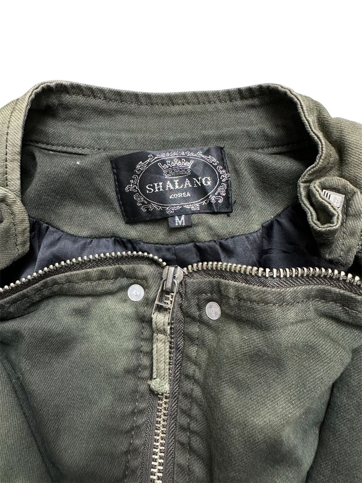 20471120 SICK FADED ARCHIVE Avant-Garde CROPPED STUDDED JACKET Size XS / US 0-2 / IT 36-38 - 10 Thumbnail