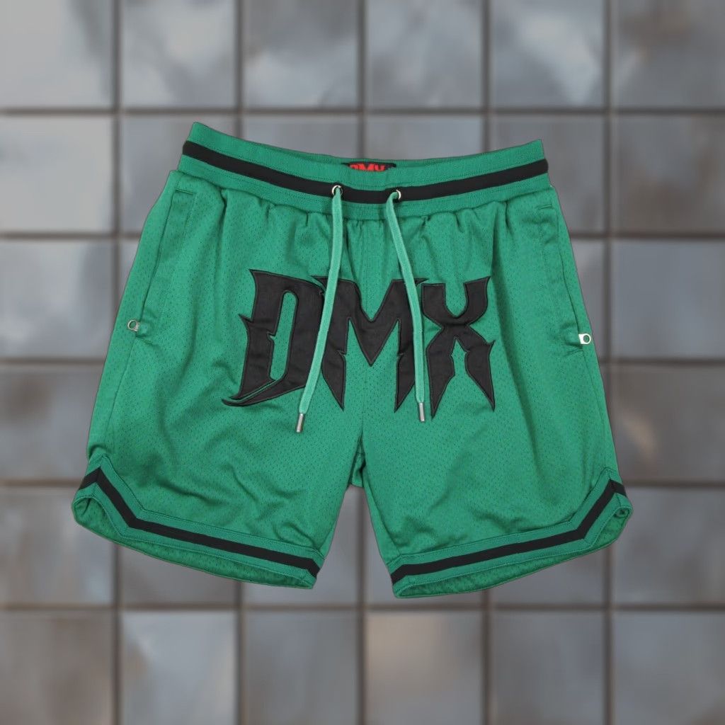 Palace DMX x SHOE PALACE Shorts Mens Large Green 7" Hip Hop Streetwear Active Size US 33 - 1 Thumbnail