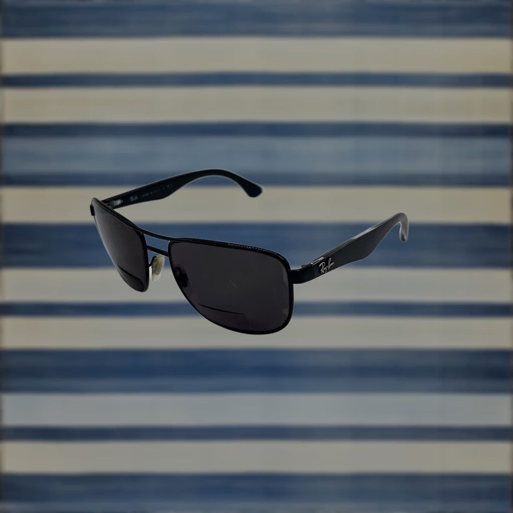 Vintage Ray-Ban Sunglasses Men Black 57-17-140 UV400 RB3533 FRAMES ONLY Excellent Condition Size ONE SIZE - 1 Thumbnail