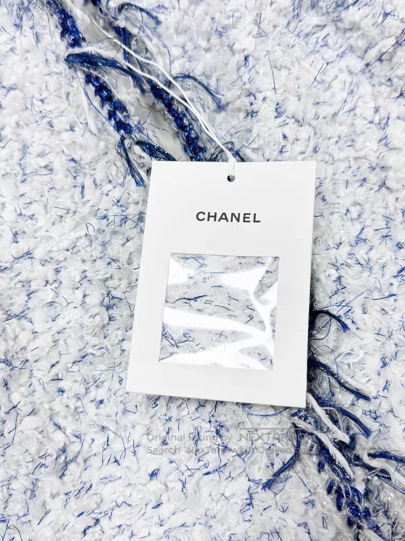 Chanel Chanel Shiny woven tweed 8-piece sleeve jacket Size M / US 6-8 / IT 42-44 - 5 Thumbnail