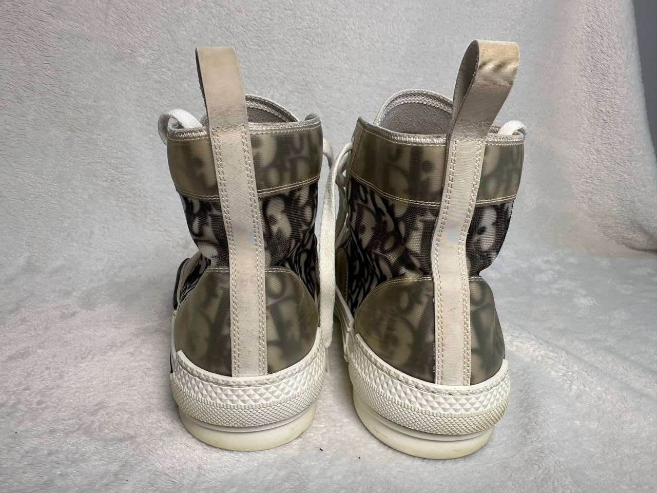 Dior Dior B23 High Dior Oblique White Black Size US 11 / EU 44 - 5 Thumbnail