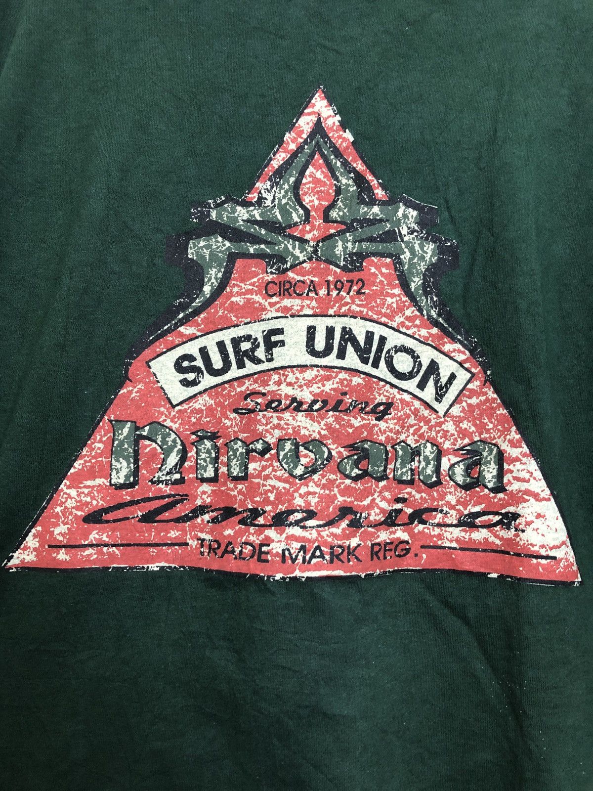 Vintage Vintage Nirvana Surf Union T-Shirt Size US XXL / EU 58 / 5 - 2 Thumbnail