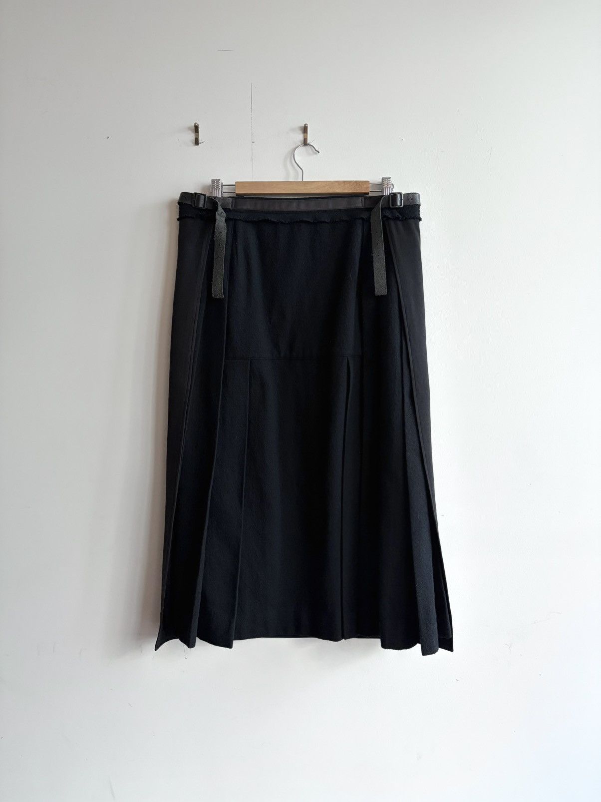 Yohji Yamamoto Yohji Yamamoto Pour Homme Switching Wrap Skirt Size US 34 / EU 50 - 4 Thumbnail