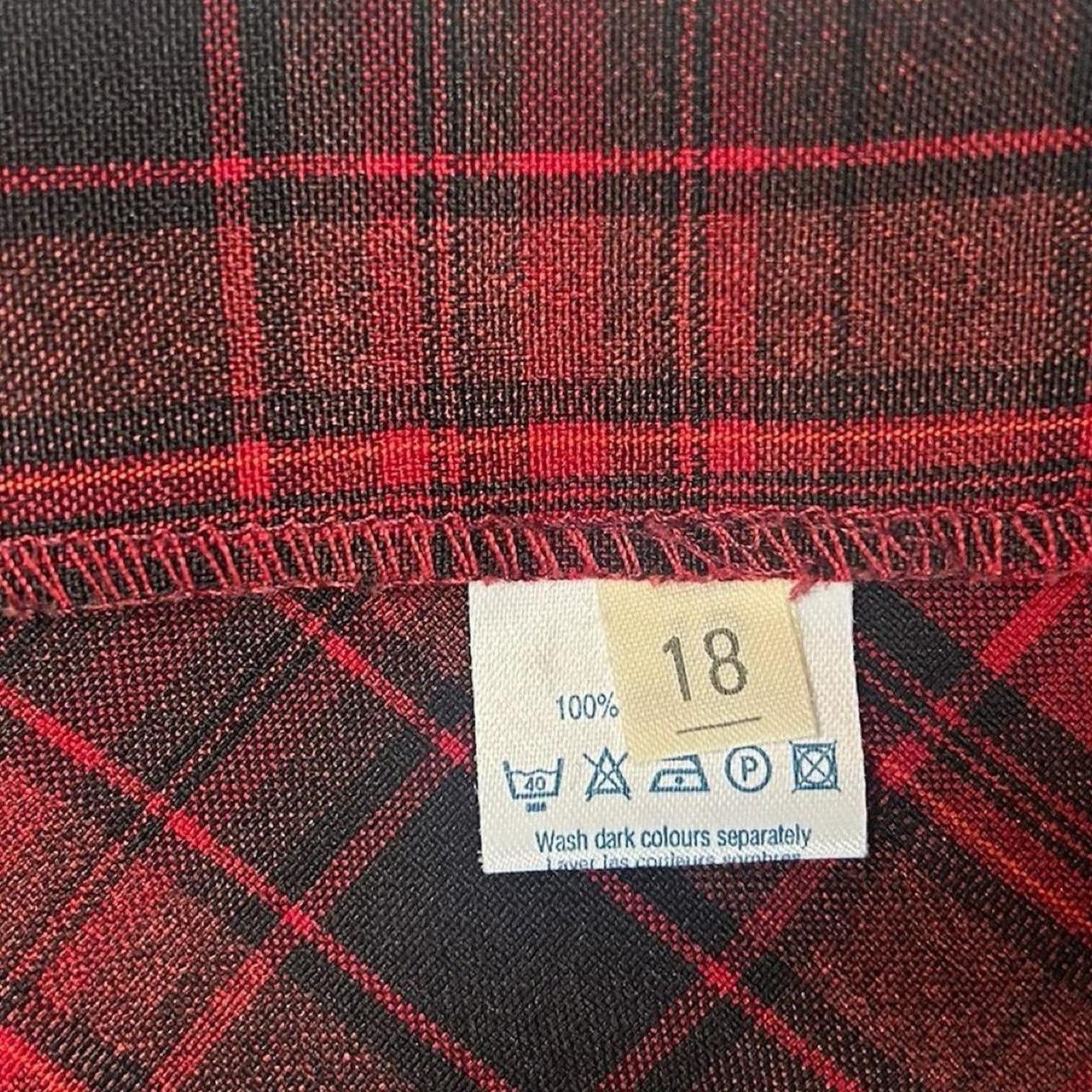 Vintage Vintage plaid schoolgirl skirt sz 36” Size 36" / US 14 / IT 50 - 3 Thumbnail