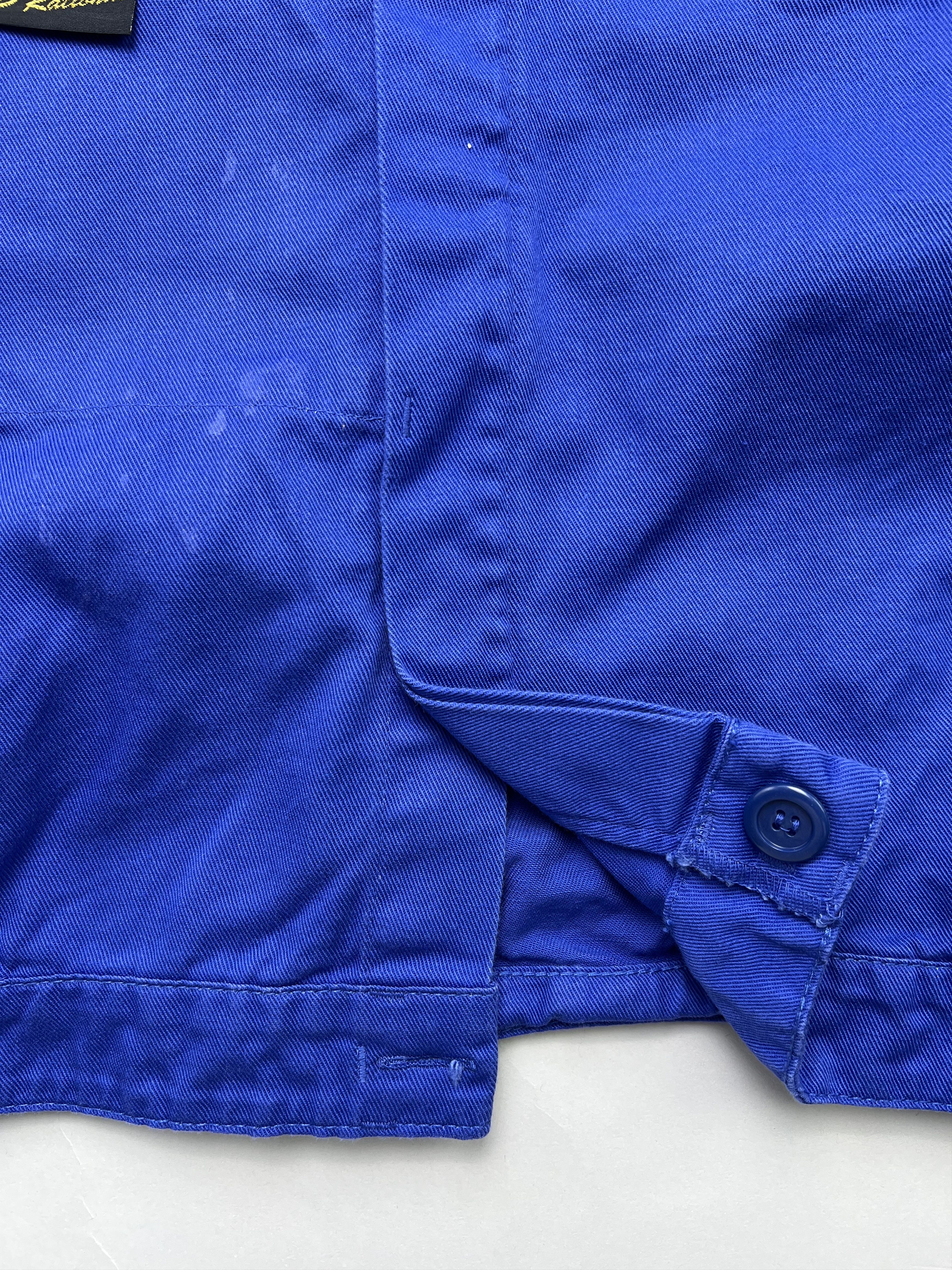 Vintage French Work Chore Jacket Vintage Bleu De Travail Size US L / EU 52-54 / 3 - 5 Thumbnail