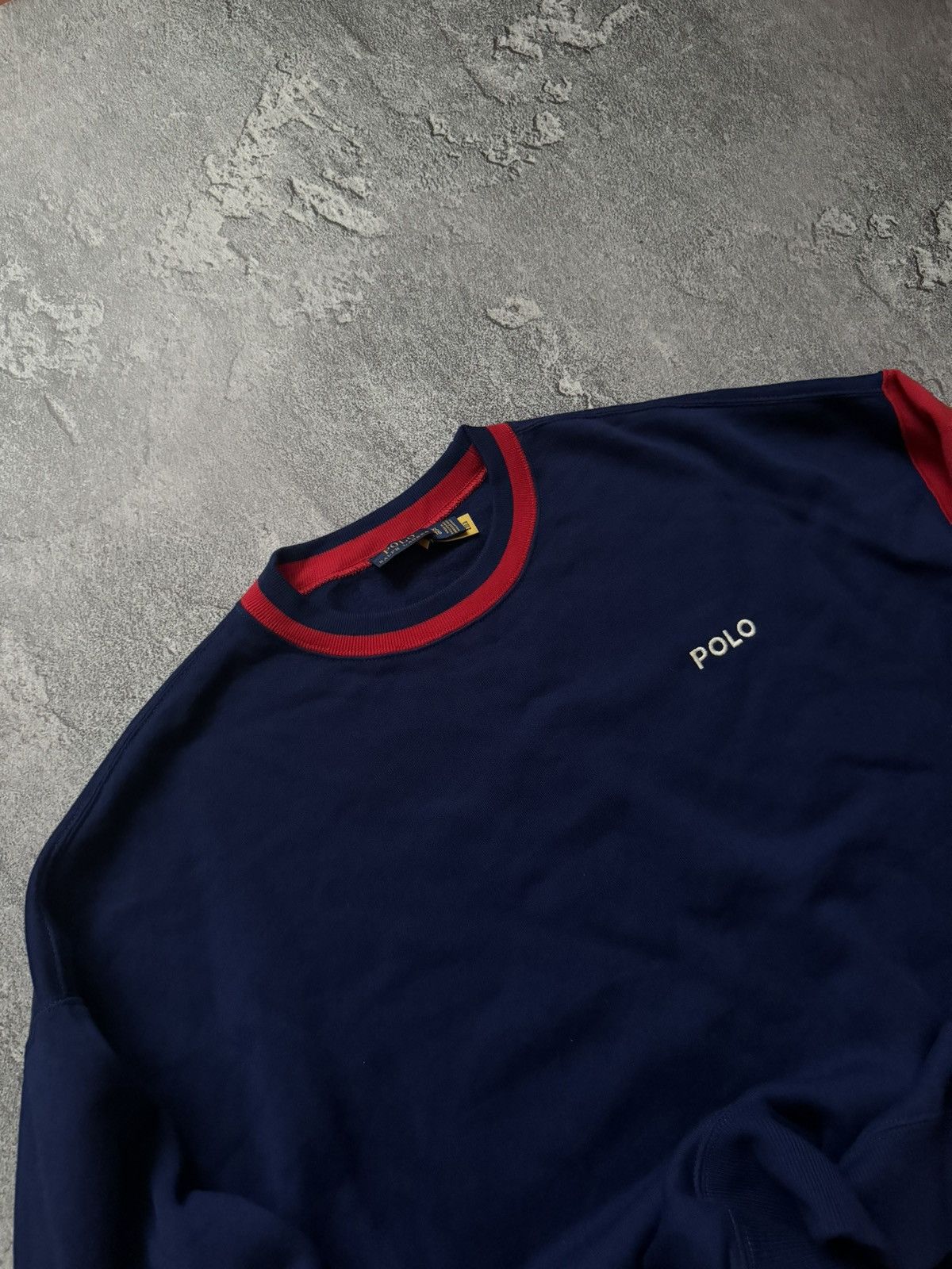 Polo Ralph Lauren × Ralph Lauren × Vintage Polo Ralph Lauren XL relaxed sweatshirt Wmns long sleeve 00s Size XL / US 12-14 / IT 48-50 - 2 Thumbnail