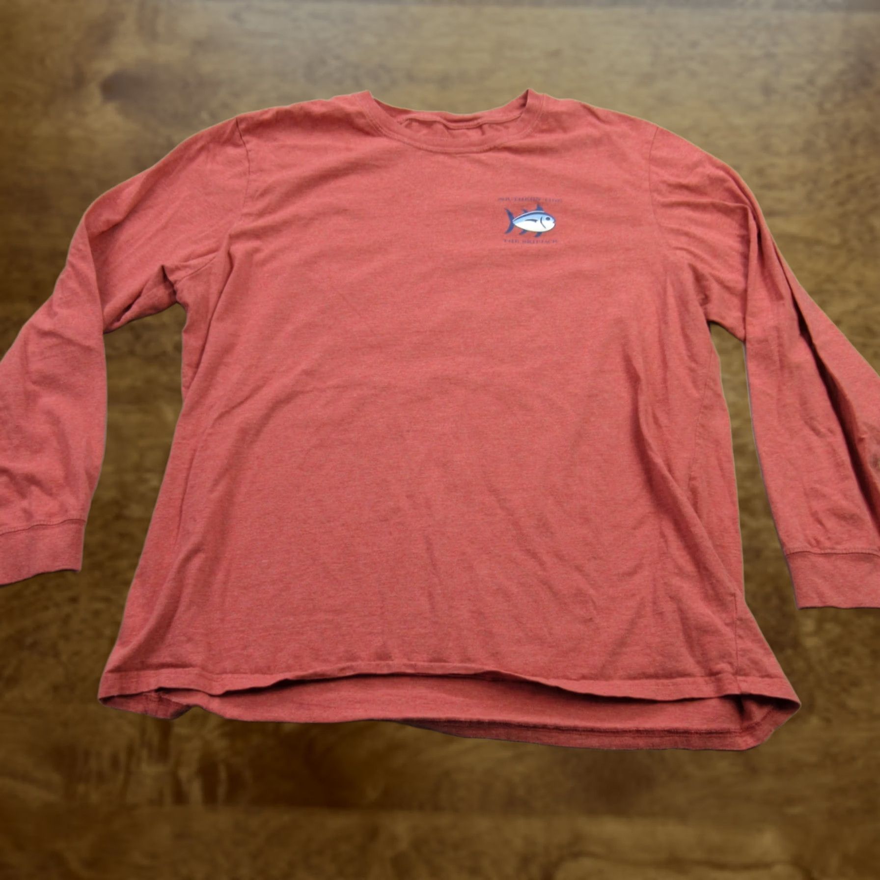 Southern Tide Southern Tide Shirt Mens XL Long Sleeve Crew Neck Casual Pink Lightweight Shirt Size US XL / EU 56 / 4 - 1 Thumbnail