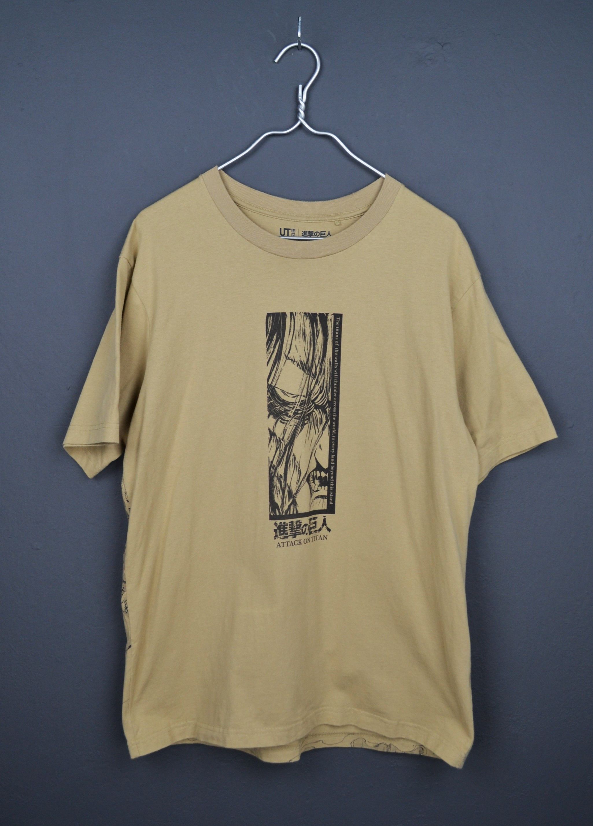 Uniqlo 2023 Attack on Titan UNIQLO UT Graphic Final Season L Size US L / EU 52-54 / 3 - 2 Thumbnail