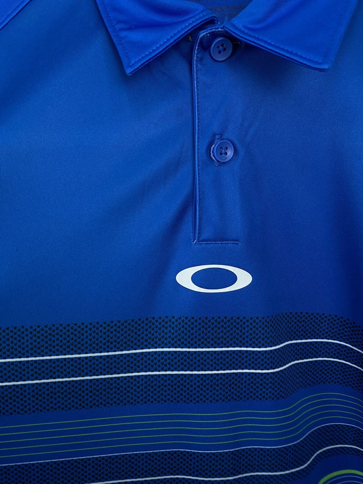 Oakley 🇺🇸 Vintage Oakley Polo T-Shirt Rare Retro Hype Y2K Size US M / EU 48-50 / 2 - 5 Thumbnail