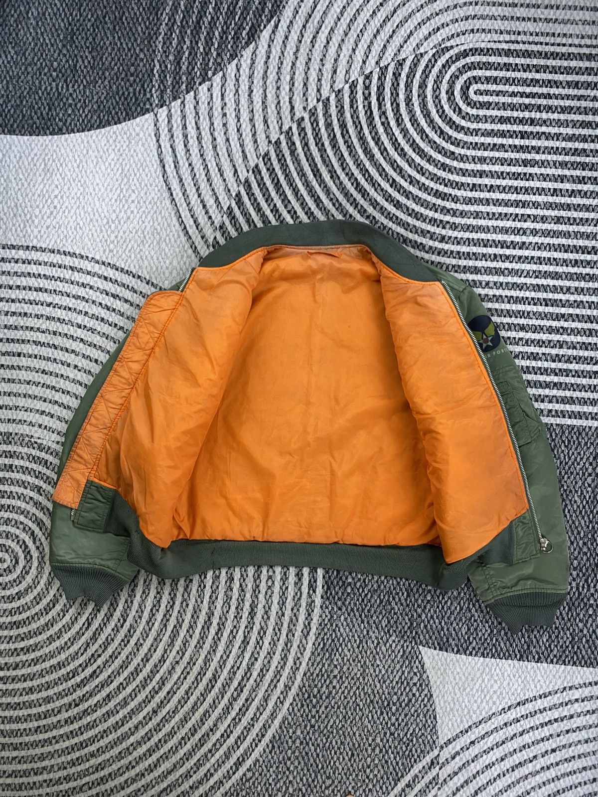 Japanese Brand Vintage U.S Air Force Fullzip Bombers Jacket Size US XL / EU 56 / 4 - 6 Thumbnail