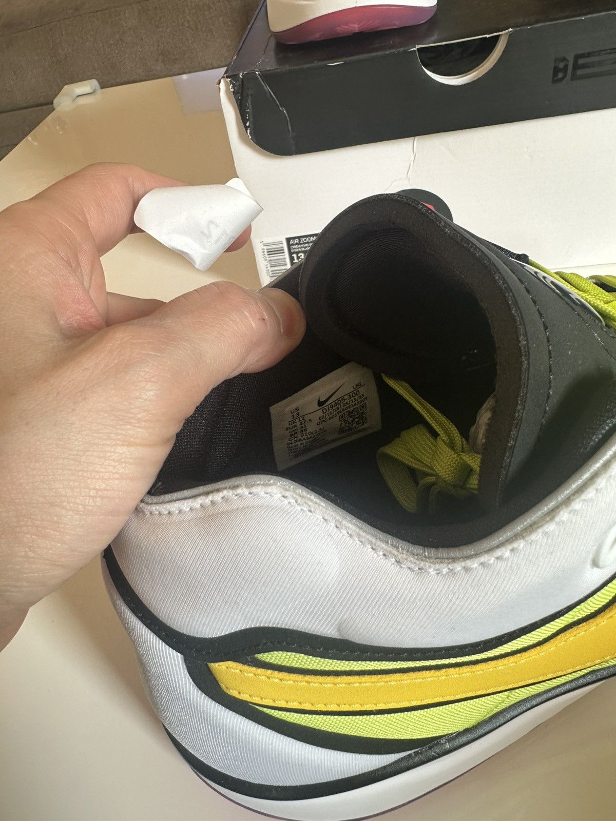 Nike Air Zoom G.T. Hustle 2 Cyber Vivid Sulfur Size US 13 / EU 46 - 7 Thumbnail