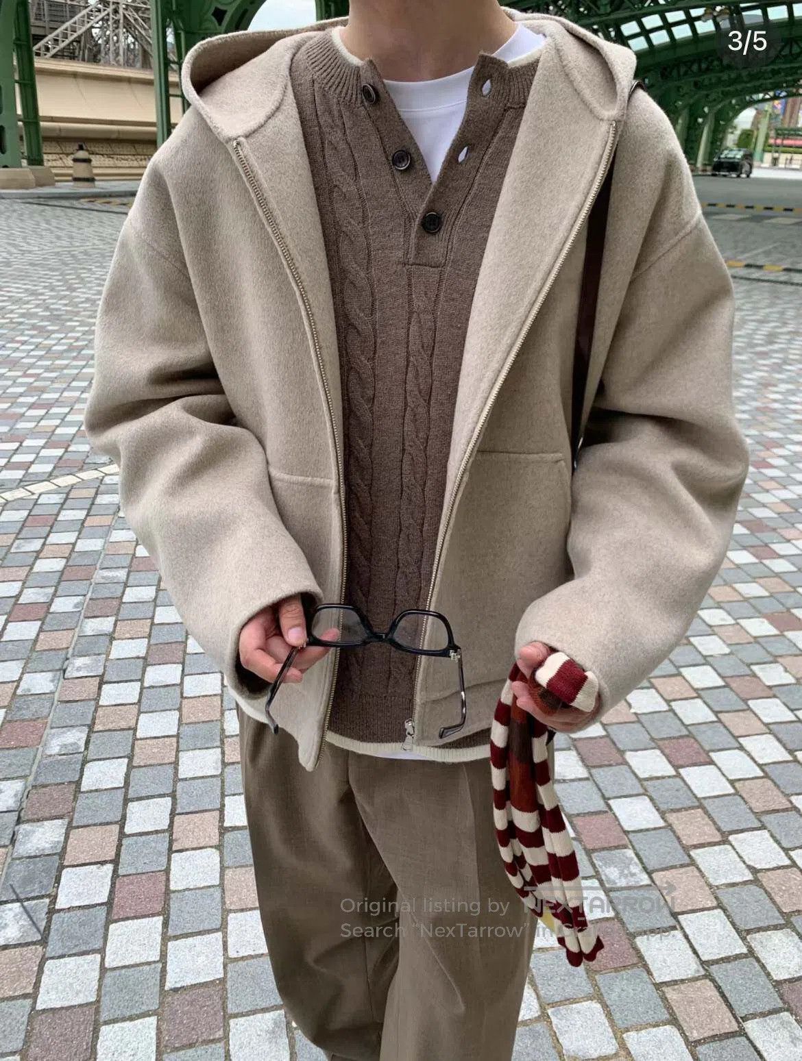 Acne Studios Acne Studios Oversized Cashmere Zip Hoodie Jacket Size US S / EU 44-46 / 1 - 8 Thumbnail