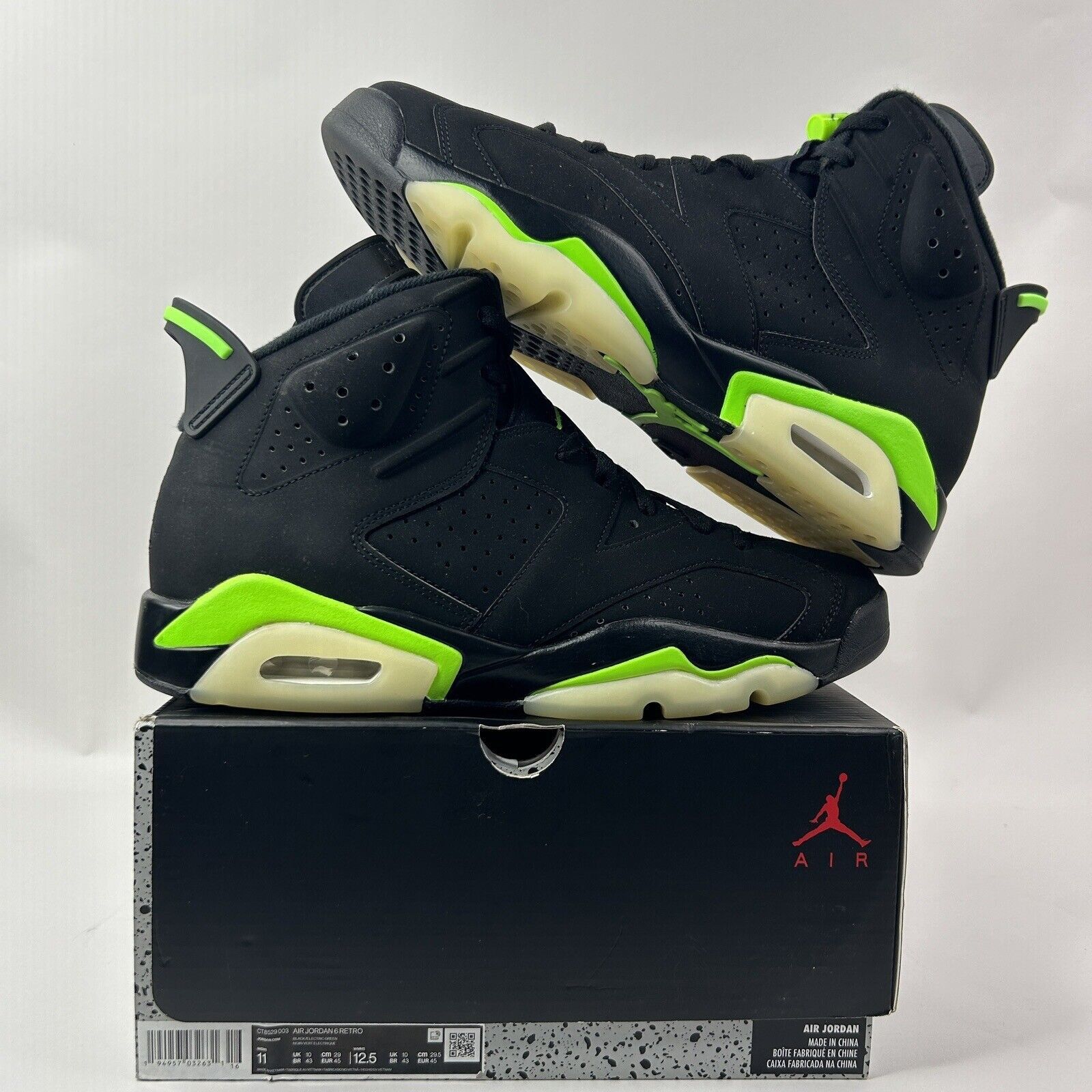 Nike Nike Air Jordan 6 Retro OG “Electric Green” 2024 Size US 11 / EU 44 - 1 Thumbnail