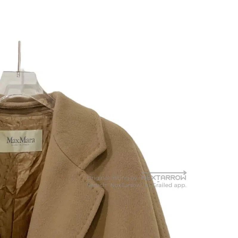 Max Mara MaxMara Beige Wool Women's Coat . Size XXS / US 00 / IT 34 - 4 Thumbnail