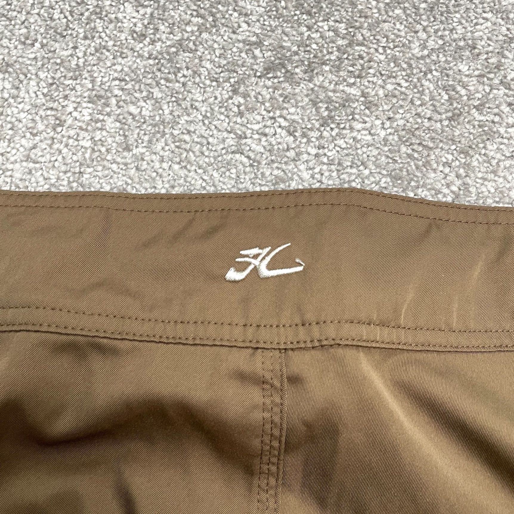 Vintage Hobie Board Shorts Swim Trunks Mens 34 Brown Cargo Pockets Drawstring Custom Size US 34 / EU 50 - 6 Thumbnail