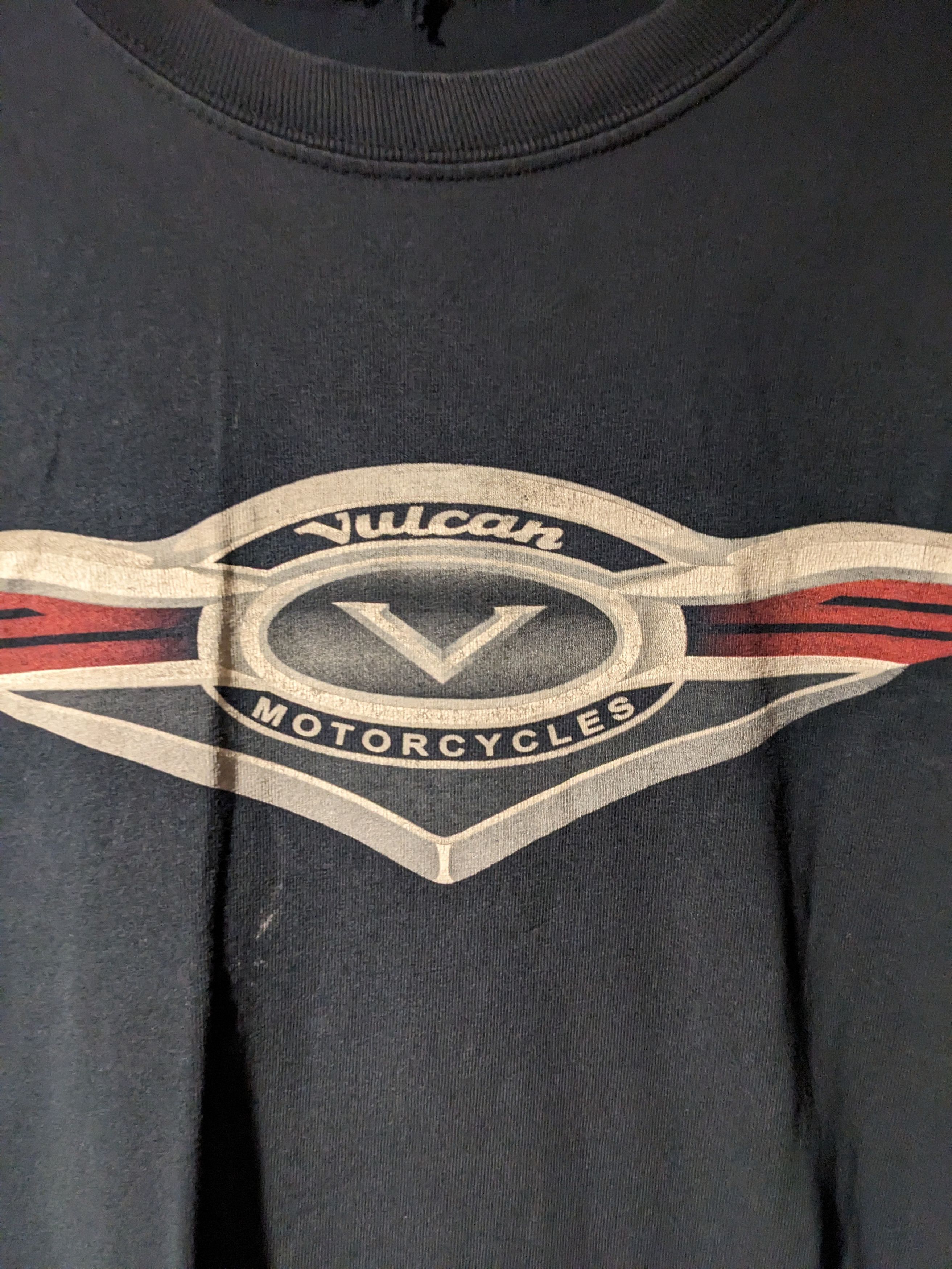 Harley Davidson Vintage Y2K Vulcan Motorcycle Kawasaki Long-Sleeve T-Shirt Size US M / EU 48-50 / 2 - 2 Thumbnail