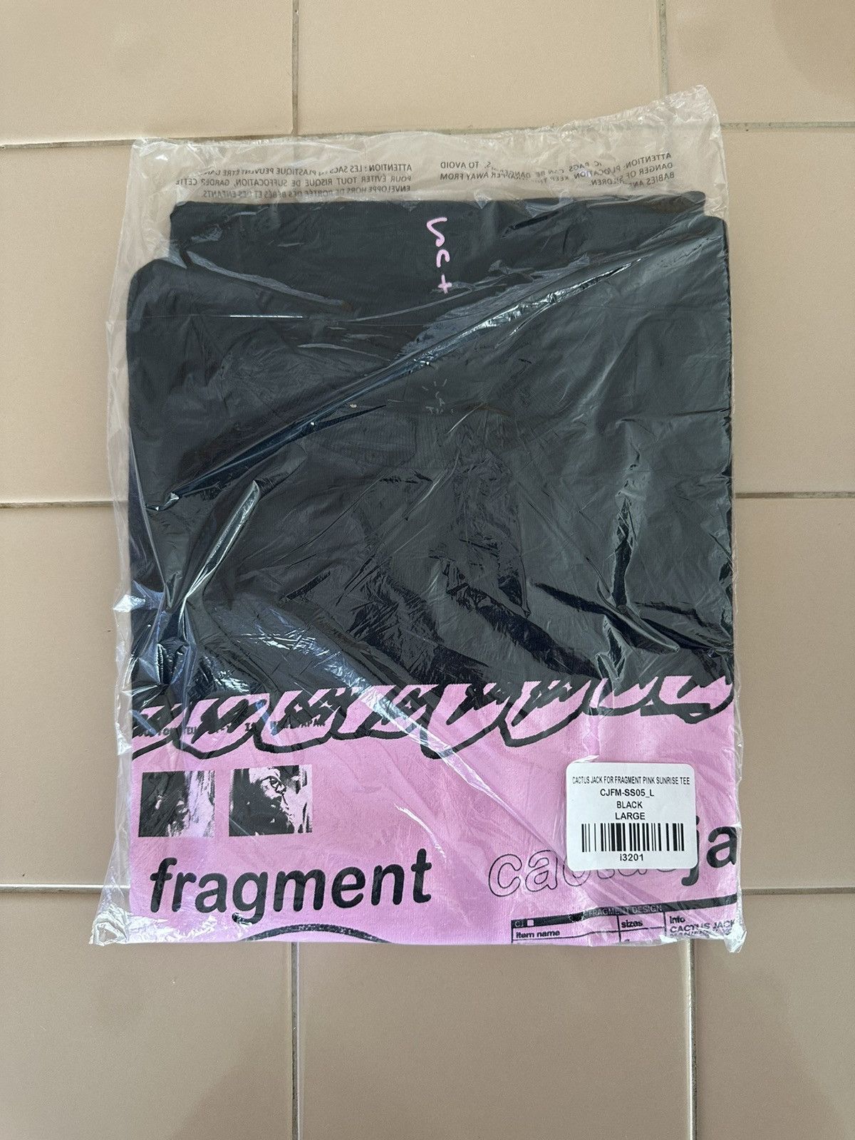 travis scott fragment sunrise tee