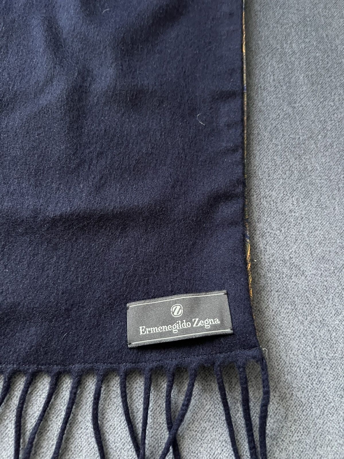 Ermenegildo Zegna Ermenegildo Zegna Blue Scarf Size ONE SIZE - 4 Thumbnail